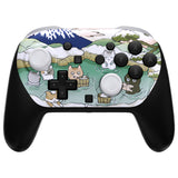 eXtremeRate DIY Replacement Faceplate Shell with Thumbsticks for Nintendo Switch 2 Pro Controller - Hot Spring Kitties - CNLPTR008