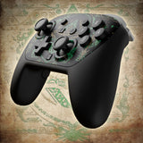 eXtremeRate DIY Replacement Faceplate Shell with Thumbsticks for Nintendo Switch 2 Pro Controller - Totem of Kingdom Black - CNLPTR004