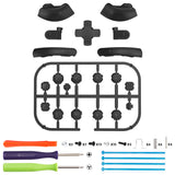eXtremeRate DIY Replacement Full Set Buttons for Nintendo Switch 2 - Black - BEWNTM014
