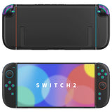 eXtremeRate DIY Replacement Full Set Buttons for Nintendo Switch 2 - Chameleon Green Purple - BEWNTP003