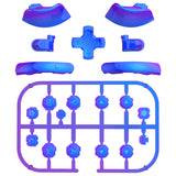 eXtremeRate DIY Replacement Full Set Buttons for Nintendo Switch 2 - Chameleon Purple Blue - BEWNTP002