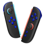 eXtremeRate DIY Replacement Full Set Buttons for Nintendo Switch 2 - Chrome Blue - BEWNTD004