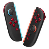 eXtremeRate DIY Replacement Full Set Buttons for Nintendo Switch 2 - Chrome Red - BEWNTD003