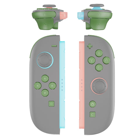 eXtremeRate DIY Replacement Full Set Buttons for Nintendo Switch 2 - Matcha Green - BEWNTM012