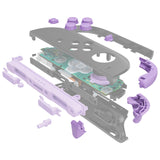 eXtremeRate DIY Replacement Full Set Buttons for Nintendo Switch 2 - Purple & Green - BEWNTM015