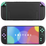 eXtremeRate DIY Replacement Full Set Buttons for Nintendo Switch 2 - Purple & Green - BEWNTM015
