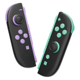 eXtremeRate DIY Replacement Full Set Buttons for Nintendo Switch 2 - Purple & Green - BEWNTM015