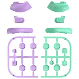 eXtremeRate DIY Replacement Full Set Buttons for Nintendo Switch 2 - Purple & Green - BEWNTM015