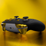 eXtremeRate DIY Replacement Full Set Buttons for Nintendo Switch 2 Pro Controller - Chrome Gold - JMWPTD001