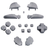 eXtremeRate DIY Replacement Full Set Buttons for Nintendo Switch 2 Pro Controller - New Hope Gray - JMWPTM007