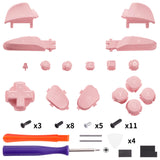 eXtremeRate DIY Replacement Full Set Buttons for Nintendo Switch 2 Pro Controller - Puffy Pink - JMWPTM006