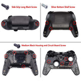 eXtremeRate DIY Replacement Full Set Buttons for Nintendo Switch Pro Controller - Crystal Emerald Green - KRP369