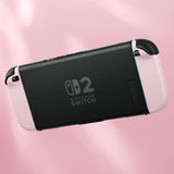 eXtremeRate DIY Replacement Full Set Shell Case with Buttons for Joycon 2 of Nintendo Switch 2 - Essence Version - Cherry Blossoms Pink - BSUNTM009