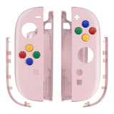 eXtremeRate DIY Replacement Full Set Shell Case with Buttons for Joycon 2 of Nintendo Switch 2 - Essence Version - Cherry Blossoms Pink - BSUNTM009