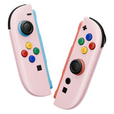 eXtremeRate DIY Replacement Full Set Shell Case with Buttons for Joycon 2 of Nintendo Switch 2 - Essence Version - Cherry Blossoms Pink - BSUNTM009