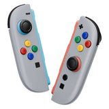 eXtremeRate DIY Replacement Full Set Shell Case with Buttons for Joycon 2 of Nintendo Switch 2 - Essence Version - New Hope Gray - BSUNTM011