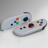 eXtremeRate DIY Replacement Full Set Shell Case with Buttons for Joycon 2 of Nintendo Switch 2 - Essence Version - New Hope Gray - BSUNTM011