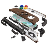 eXtremeRate DIY Replacement Full Set Shells with Buttons for Nintendo Switch 2 - Deluxe Version - Wood Grain - QGRNTS001