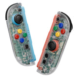 eXtremeRate DIY Replacement Full Set Shells with Buttons for Nintendo Switch 2 - Essence Version - Clear - RHANTM006