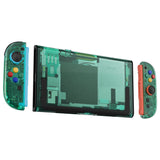 eXtremeRate DIY Replacement Full Set Shells with Buttons for Nintendo Switch 2 - Essence Version - Emerald Green - RHANTM004