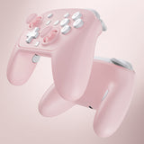 eXtremeRate DIY Replacement Full Set Shells with Buttons for Nintendo Switch 2 Pro Controller - Cherry Blossoms Pink - QGSPTM005