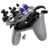 eXtremeRate DIY Replacement Full Set Shells with Buttons for Nintendo Switch 2 Pro Controller - Classic SNES Style - QGSPTY003