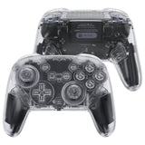eXtremeRate DIY Replacement Full Set Shells with Buttons for Nintendo Switch 2 Pro Controller - Clear - QGSPTM003