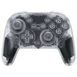 eXtremeRate DIY Replacement Full Set Shells with Buttons for Nintendo Switch 2 Pro Controller - Clear - QGSPTM003