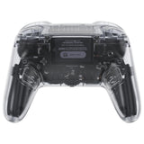 eXtremeRate DIY Replacement Full Set Shells with Buttons for Nintendo Switch 2 Pro Controller - Clear - QGSPTM003