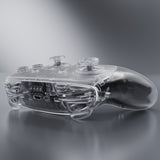 eXtremeRate DIY Replacement Full Set Shells with Buttons for Nintendo Switch 2 Pro Controller - Clear - QGSPTM003