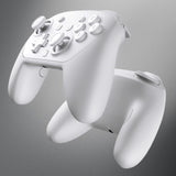 eXtremeRate DIY Replacement Full Set Shells with Buttons for Nintendo Switch 2 Pro Controller - White - QGSPTM004