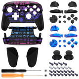 eXtremeRate Deluxe Championship Faceplate Backplate Handles for NS Switch Pro Controller - Controller NOT Included - FRT108