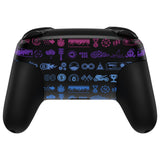 eXtremeRate Deluxe Championship Faceplate Backplate Handles for NS Switch Pro Controller - Controller NOT Included - FRT108