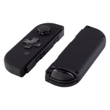 eXtremeRate Soft Touch Black Joycon Handheld Controller Housing (D-Pad Version) with Full Set Buttons, DIY Replacement Shell Case for NS Switch JoyCon & OLED JoyCon - Console Shell NOT Included - JZP310