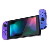 eXtremeRate Chameleon Purple Blue Joycon Handheld Controller Housing (D-Pad Version) with Full Set Buttons, DIY Replacement Shell Case for NS Switch JoyCon & OLED JoyCon - Console Shell NOT Included - JZP301