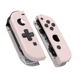 eXtremeRate Cherry Blossoms Joycon Handheld Controller Housing (D-Pad Version) with Full Set Buttons, DIY Replacement Shell Case for NS Switch JoyCon & OLED JoyCon - Console Shell NOT Included - JZP306