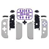 eXtremeRate Classics SNES Style Joycon Handheld Controller Housing (D-Pad Version) with Full Set Buttons, DIY Replacement Shell Case for NS Switch JoyCon & OLED JoyCon - Console Shell NOT Included - JZT105