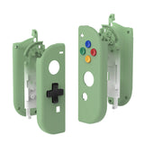 eXtremeRate Matcha Green Joycon Handheld Controller Housing (D-Pad Version) with Full Set Buttons, DIY Replacement Shell Case for NS Switch JoyCon & OLED JoyCon – Console Shell NOT Included - JZP316