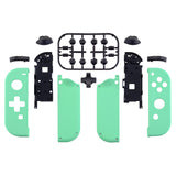 eXtremeRate Mint Green Joycon Handheld Controller Housing (D-Pad Version) with Full Set Buttons, DIY Replacement Shell Case for NS Switch JoyCon & OLED JoyCon - Console Shell NOT Included  - JZP308