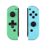 eXtremeRate Joycon Handheld Controller Mint Green & Heaven Blue Housing (D-Pad Version) with Full Set Buttons, DIY Replacement Shell Case for NS Switch JoyCon & OLED JoyCon – Joycon and Console NOT Included - JZP311