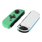 eXtremeRate Joycon Handheld Controller Mint Green & Heaven Blue Housing (D-Pad Version) with Full Set Buttons, DIY Replacement Shell Case for NS Switch JoyCon & OLED JoyCon – Joycon and Console NOT Included - JZP311