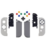 eXtremeRate SNES Classic EU Style Joycon Handheld Controller Housing (D-Pad Version) with Colorful Buttons, DIY Replacement Shell Case for NS Switch JoyCon & OLED JoyCon - Console Shell NOT Included - JZT106