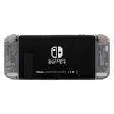 eXtremeRate Transparent Clear Joycon Handheld Controller Housing (D-Pad Version) with Full Set Buttons, DIY Replacement Shell Case for NS Switch JoyCon & OLED JoyCon - Console Shell NOT Included - JZM501