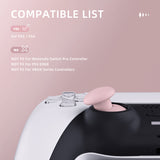 eXtremeRate EDGE Sticks Swappable Thumbsticks for PS5 Controller, Custom Cherry Blossoms Pink Replacement Interchangeable Analog Stick Joystick for PS5, for PS4 All Model Controllers Universal - WITHOUT Controller - P5J212