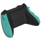 eXtremeRate FLEXOR Rubberized Side Rails Grips Trigger Stop Kit for Xbox Series X/S Controller & Xbox Core Controller - Diamond Textured Teal Green - PX3Q3012