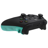 eXtremeRate FLEXOR Rubberized Side Rails Grips Trigger Stop Kit for Xbox Series X/S Controller & Xbox Core Controller - Diamond Textured Teal Green - PX3Q3012
