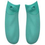 eXtremeRate FLEXOR Rubberized Side Rails Grips Trigger Stop Kit for Xbox Series X/S Controller & Xbox Core Controller - Diamond Textured Teal Green - PX3Q3012