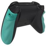 eXtremeRate FLEXOR Rubberized Side Rails Grips Trigger Stop Kit for Xbox Series X/S Controller & Xbox Core Controller - Diamond Textured Teal Green - PX3Q3012