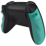 eXtremeRate FLEXOR Rubberized Side Rails Grips Trigger Stop Kit for Xbox Series X/S Controller & Xbox Core Controller - Diamond Textured Teal Green - PX3Q3012