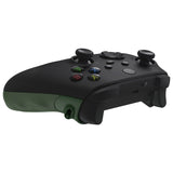eXtremeRate FLEXOR Rubberized Side Rails Grips Trigger Stop Kit for Xbox Series X/S Controller & Xbox Core Controller - Diamond Textured Deep Pine Green - PX3Q3009